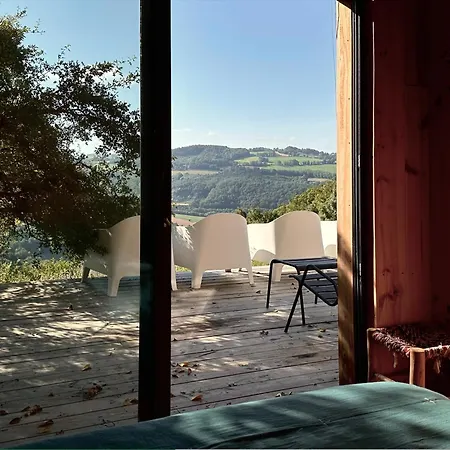 Maison Bois Avec Vue Piscine * Teillet (Tarn)