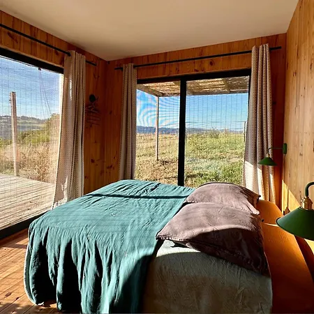 Maison Bois Avec Vue Piscine Casa de Férias Teillet (Tarn)